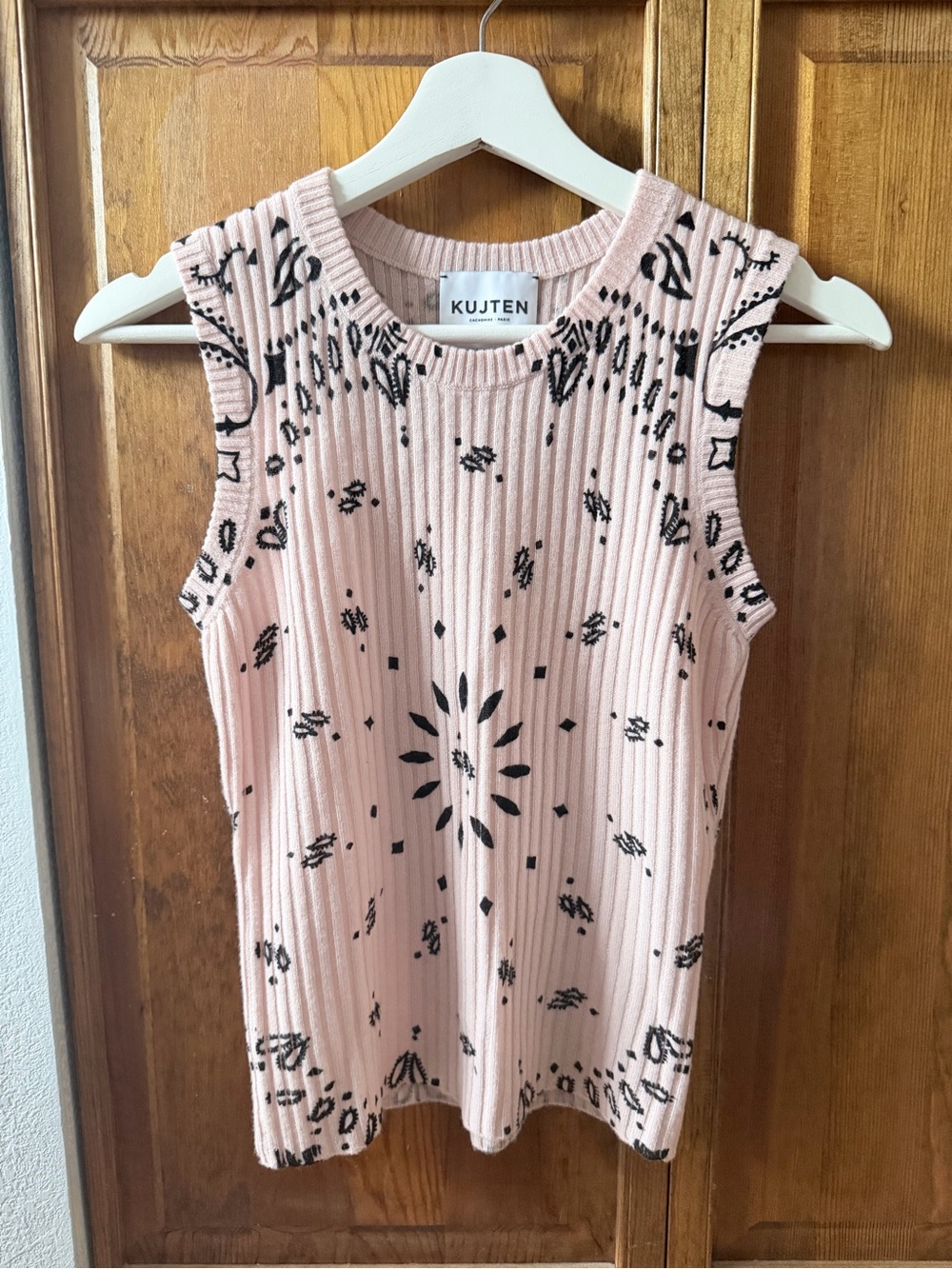 Kujten Tank Top Ribbi Bandana T1 - Cashmere